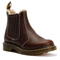 Dr. Martens 2976 Leonore II Chelsea Bottes En Cuir Pour Femmes Marron