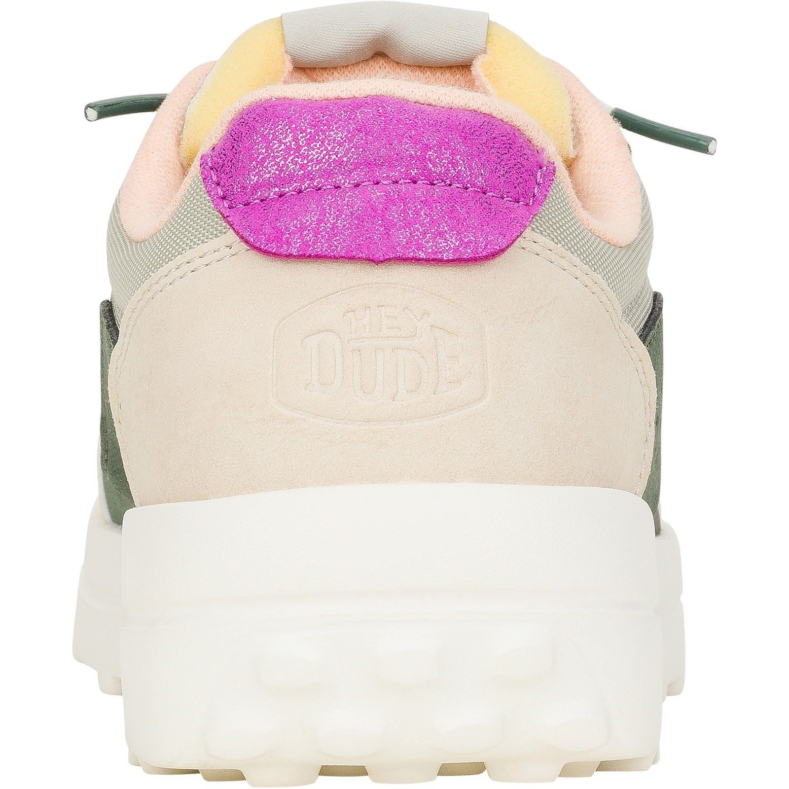 HEYDUDE Hayden Colorblock Baskets En Polyester Pour Femmes En Olive Poussiéreux/Multi