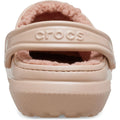 Crocs Classic Lined Sabots En Caramel Rose Pour Femmes En Thermoplastique