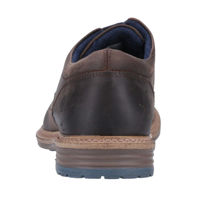 Hush Puppies Julian Chaussures En Cuir Marron À Lacets Pour Homme