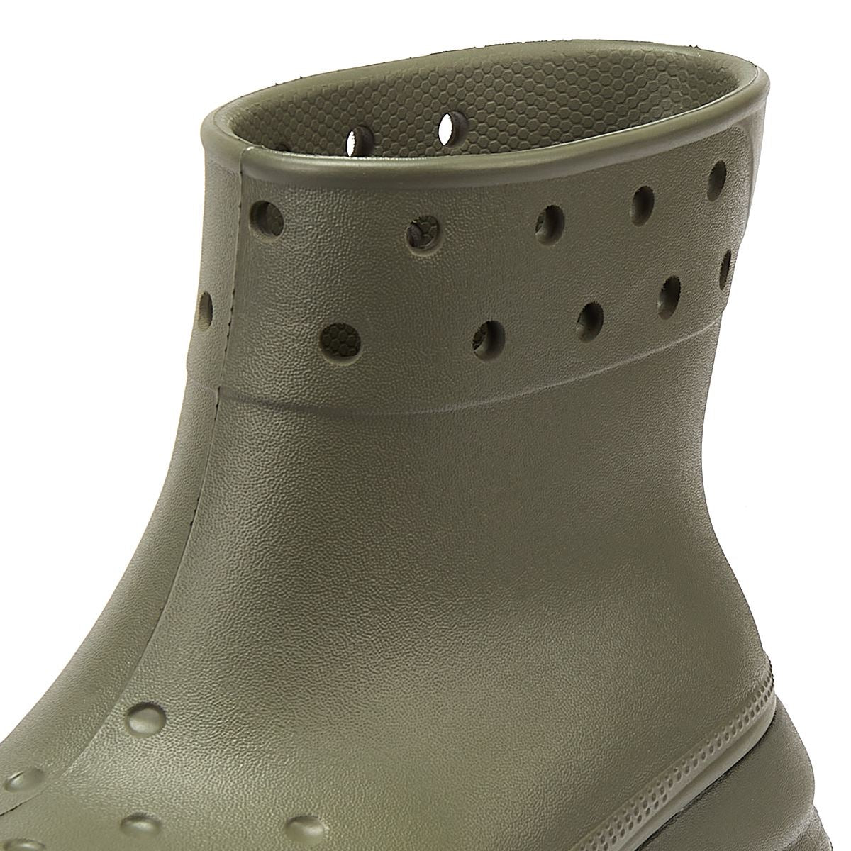 Crocs Bottes Classiques Pour Femmes En Cuir D'olive