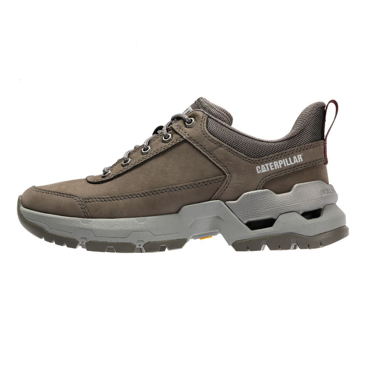 Caterpillar Surge Hiker Lo Waxy Chaussures À Lacets Grises En Nubuck Pour Homme