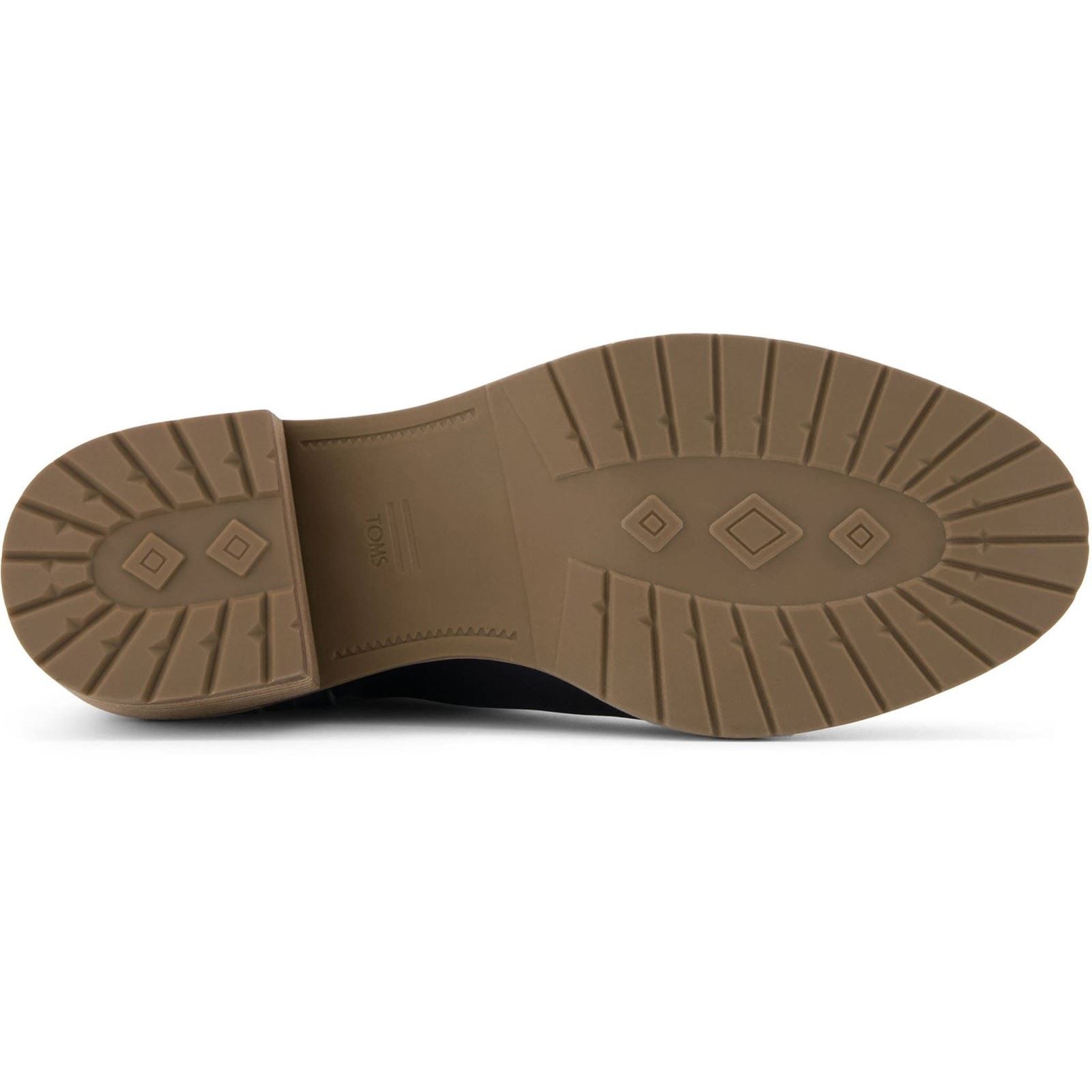 TOMS Hailey Bottes Noires À Talons En Cuir Pour Femme