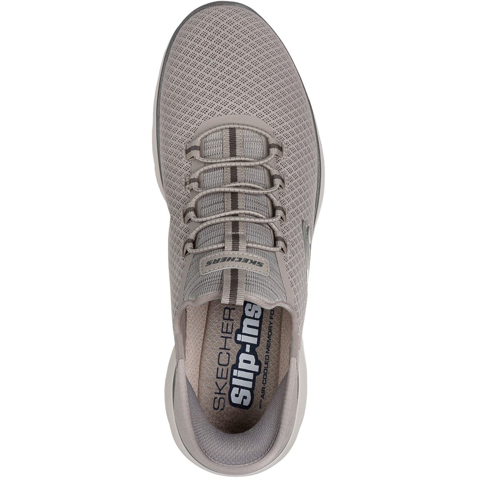 Skechers Slip-ins: Summits - High Range Sneakers Pour Hommes En Polyester De Couleur Taupe