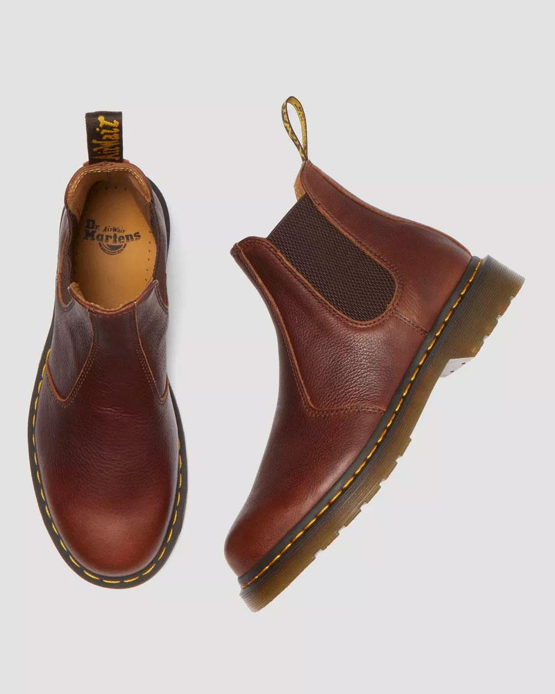 Dr. Martens 2976 Ambassador Bottes En Cuir Marron