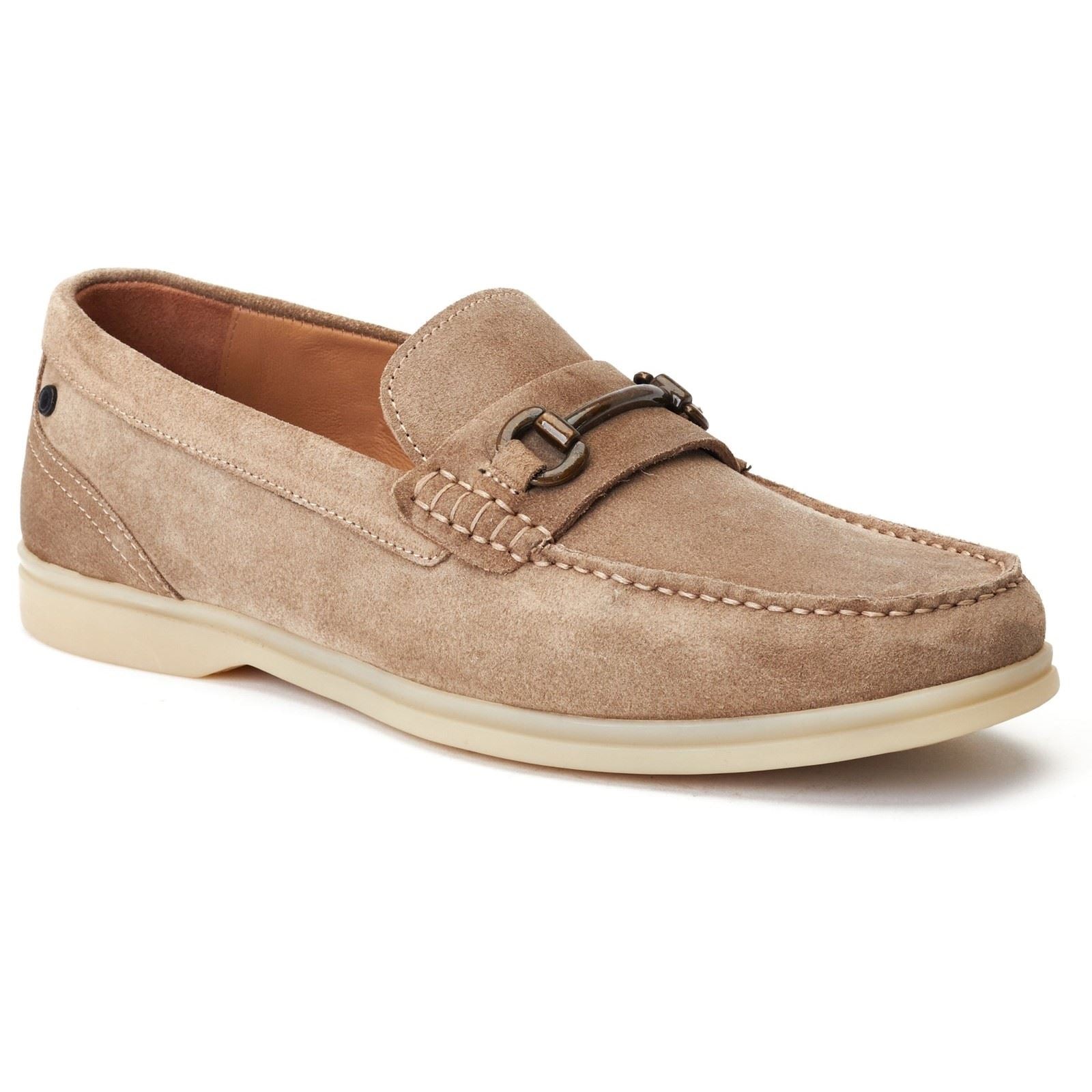 Base London Snapper Mocassins En Cuir Pour Hommes