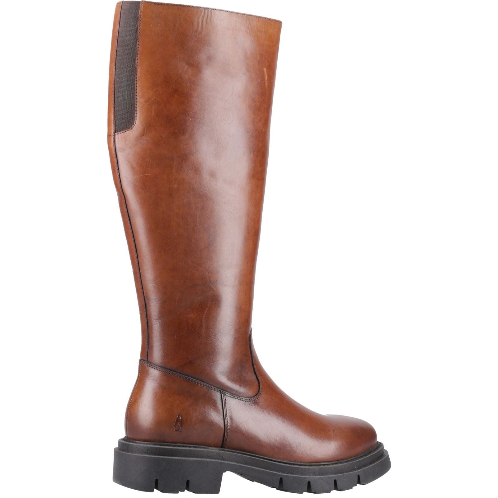 Hush Puppies Rowan Bottes Marron En Cuir Pour Femmes