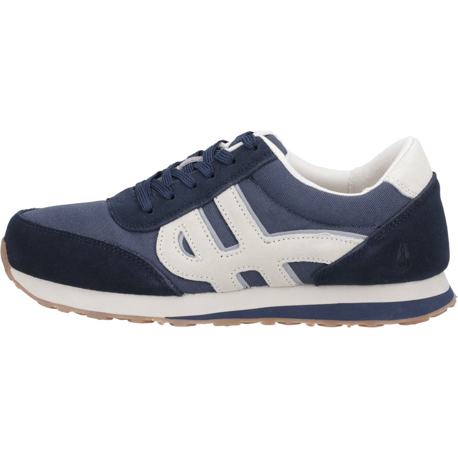 Hush Puppies Seventy8 Chaussures De Sport Pour Homme En Cuir Bleu Marine