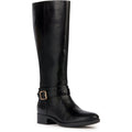 Geox D Felicity Bottes Noires En Cuir Pour Femmes