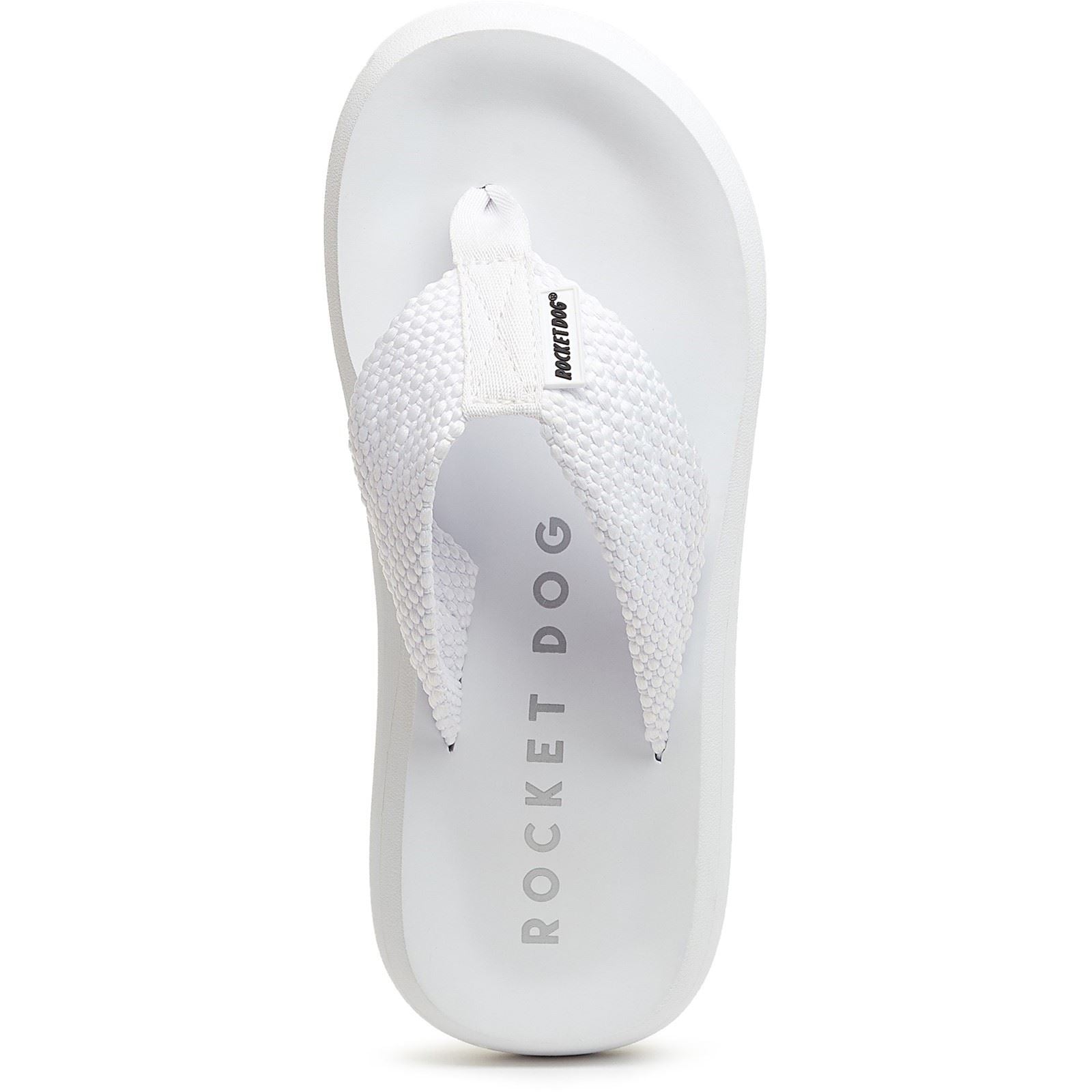 Rocket Dog Sunset Webbing Sandales Blanches Pour Femmes En Coton