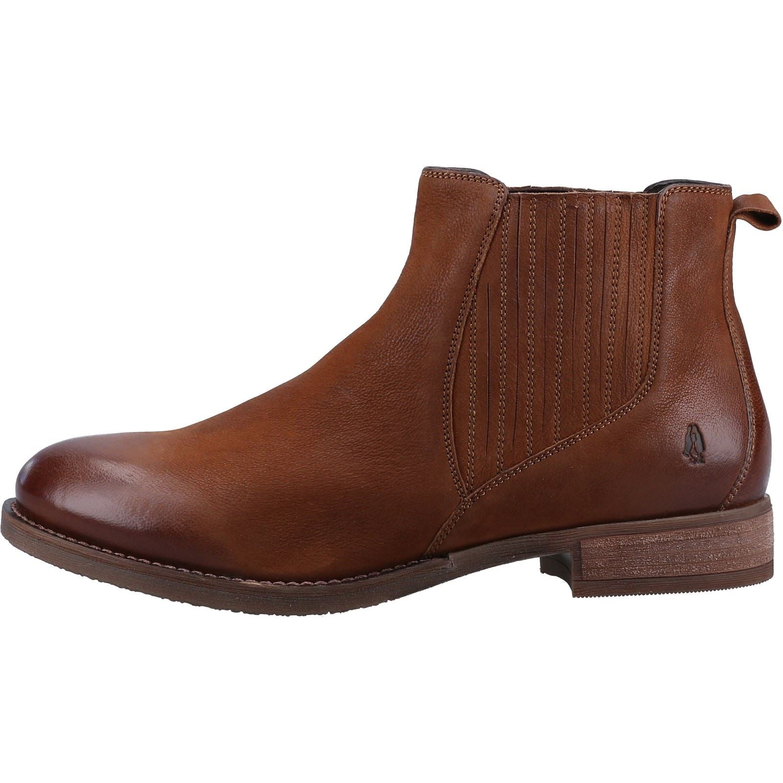 Hush Puppies Edith Bottes En Cuir Pour Femmes Couleur Tan