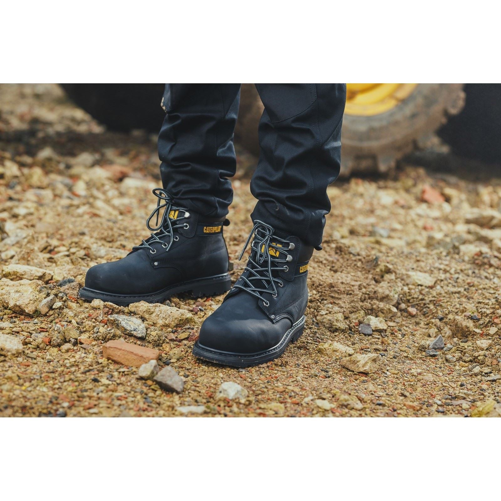 Caterpillar  Bottes De Sécurité Nubuck Noires Powerplant S3