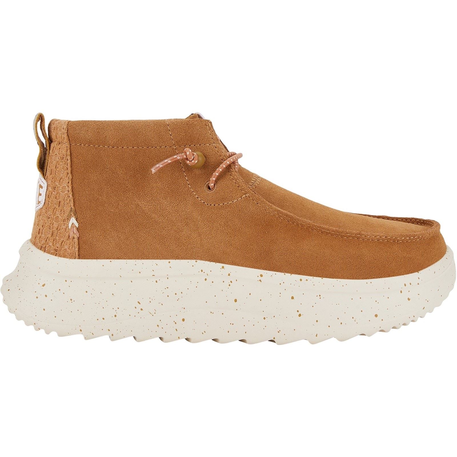 HEYDUDE Wendy Peak Hi Bottes Châtaigne Pour Femmes Suede