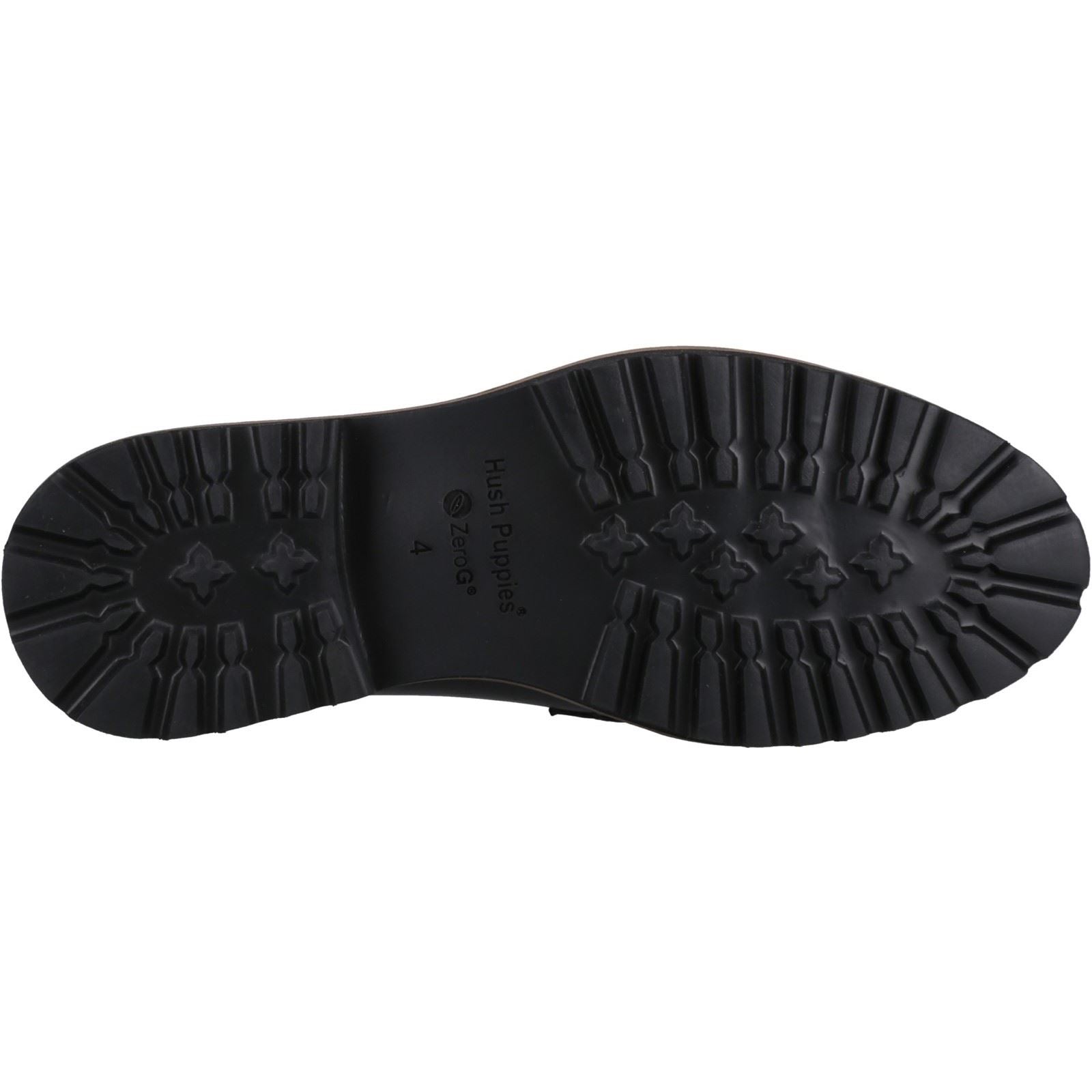 Hush Puppies Gianna Mocassins Noirs Pour Femmes En Cuir