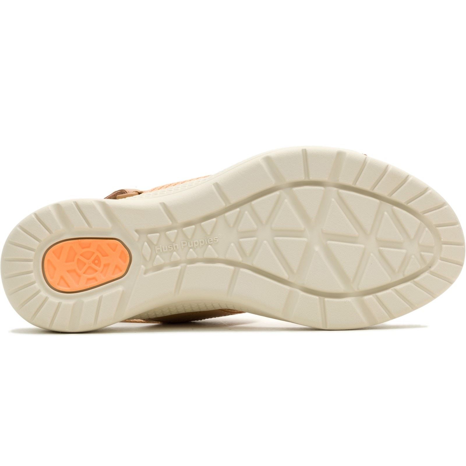 Hush Puppies Breathe Slingback Sandales En Cuir Pour Femmes Couleur Caramel