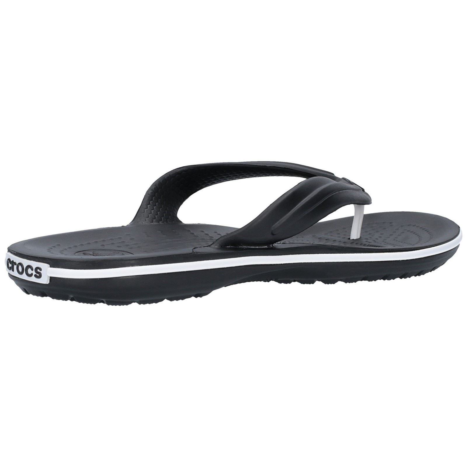 Crocs Crocband Flip croslite caoutchouc chaussons noirs