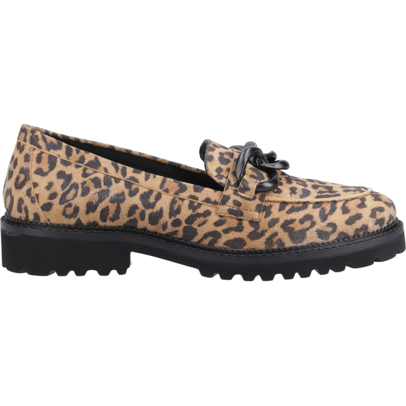 Hush Puppies Gianna Chaussures Plates Léopard En Cuir Pour Femmes