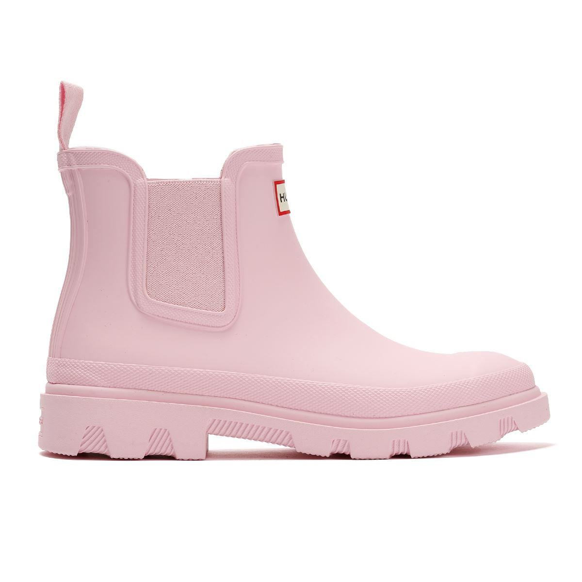 Hunter Downpour Chelsea Bottes De Pluie En Caoutchouc Pour Femmes Roses