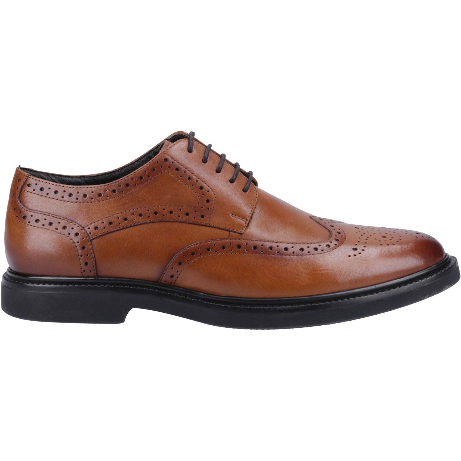 Hush Puppies Kingston Chaussures Richelieu Homme En Cuir Marron Clair