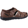 Hush Puppies Albert Sandales Pour Hommes En Cuir Marron