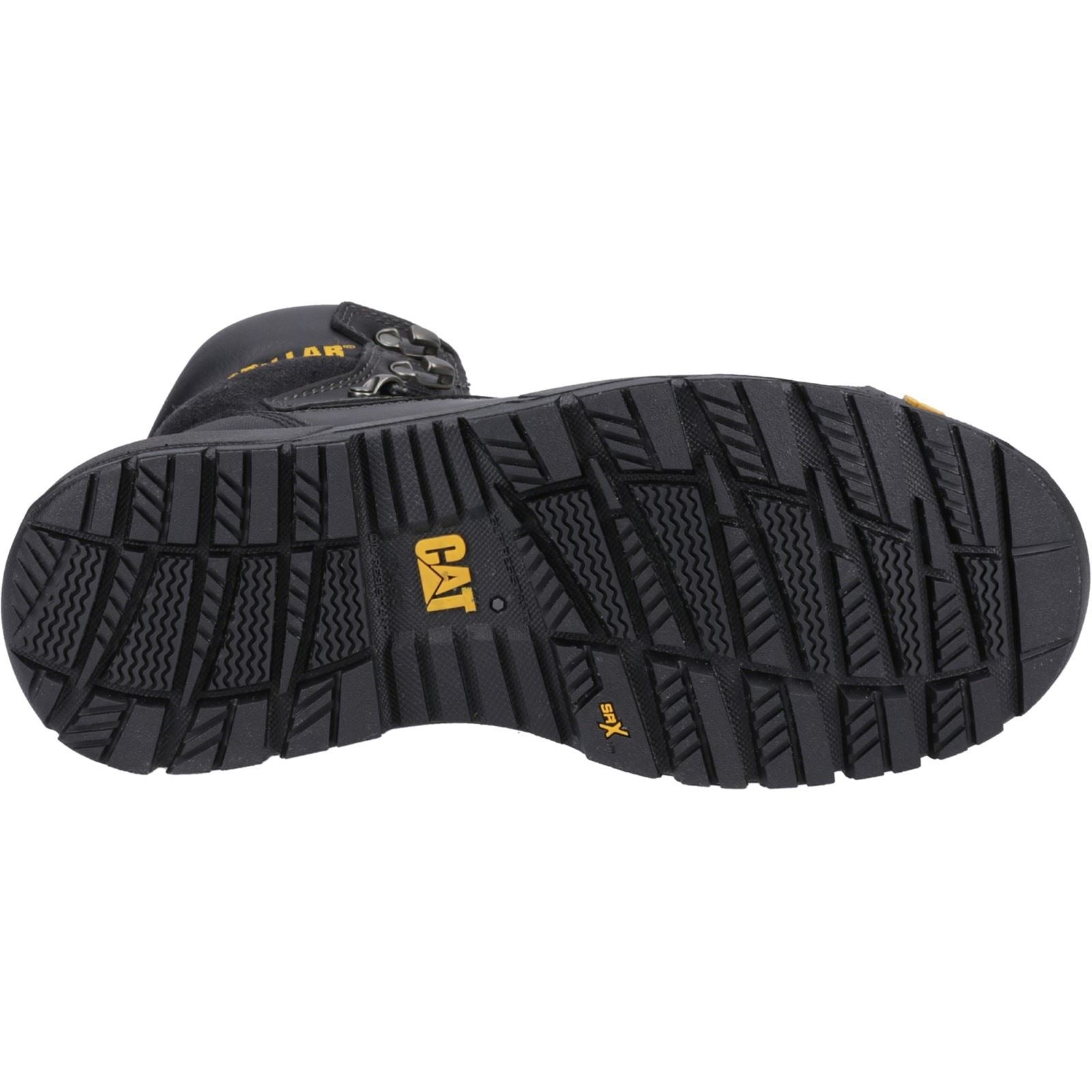 Caterpillar Bottes De Sécurité Noires En Cuir Diagnostic 2.0