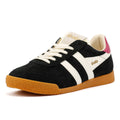 Gola Elan Baskets Noires En Daim Pour Femmes