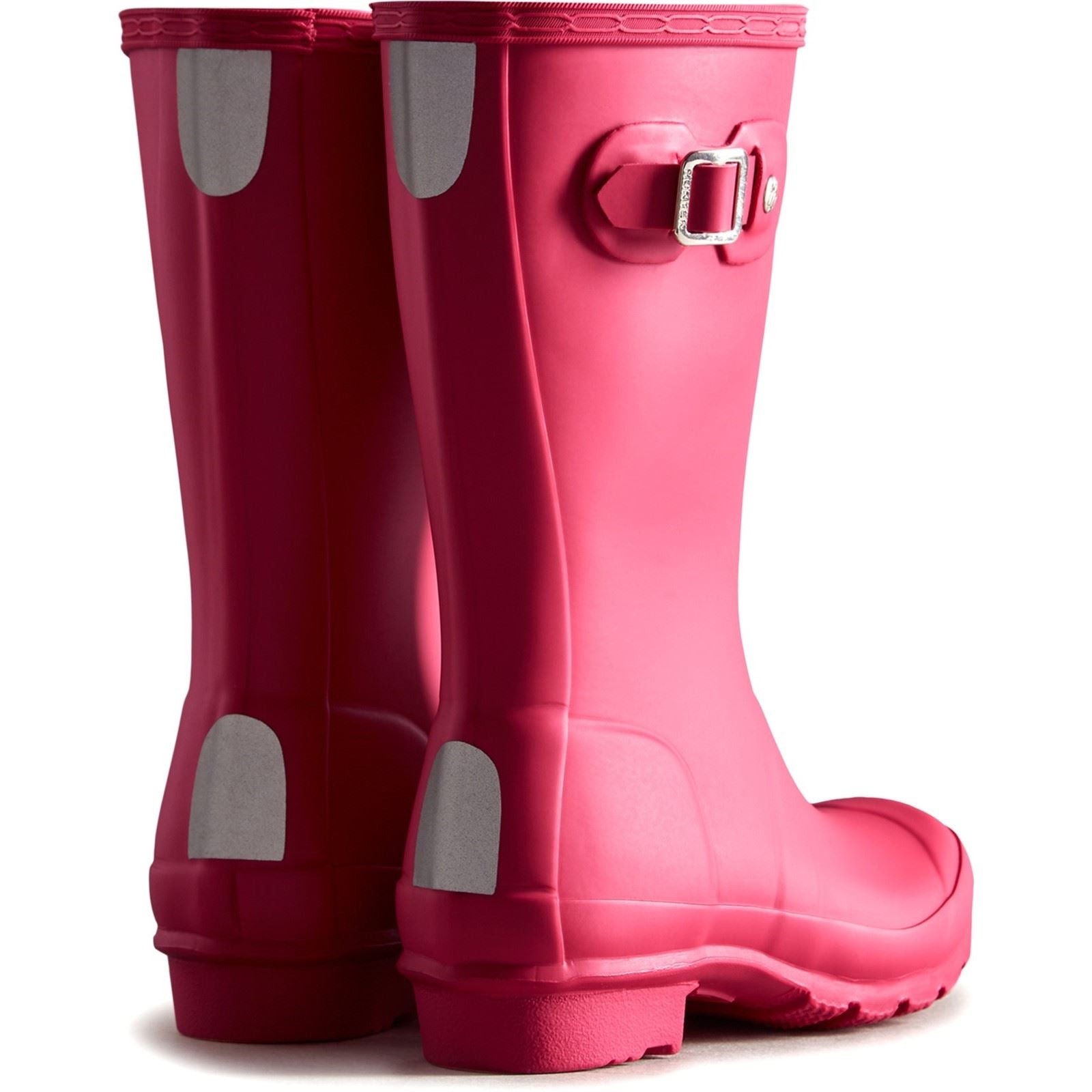 Hunter Junior Originals Bottes En Caoutchouc Unisexes Pour Enfants Roses Vives