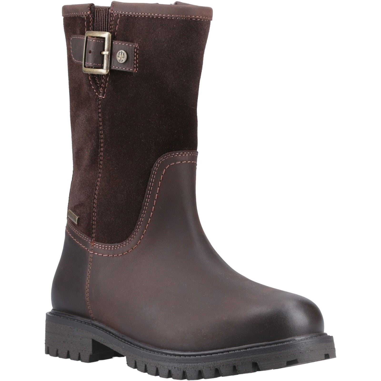 Hunter Canna Ankle Boot Bottes En Cuir Marron Pour Femmes
