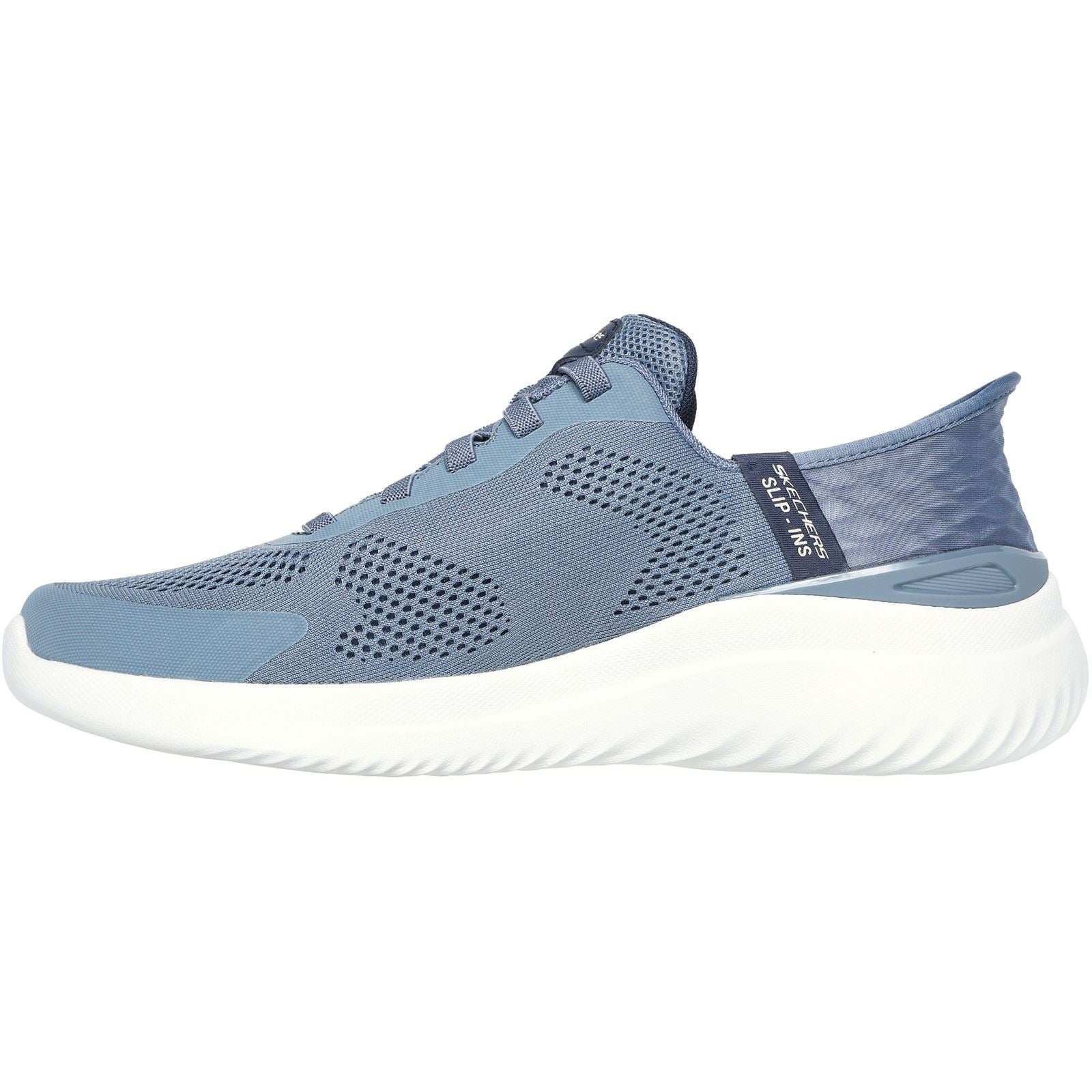 Skechers Bounder 2.0 Emerged Baskets Pour Hommes En Toile Gris Ardoise