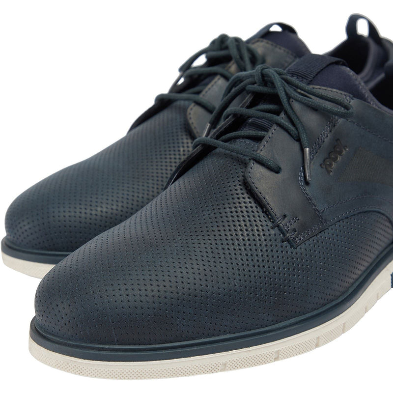 Pod Murphy Chaussures À Lacets En Cuir Pour Hommes, Bleu Marine