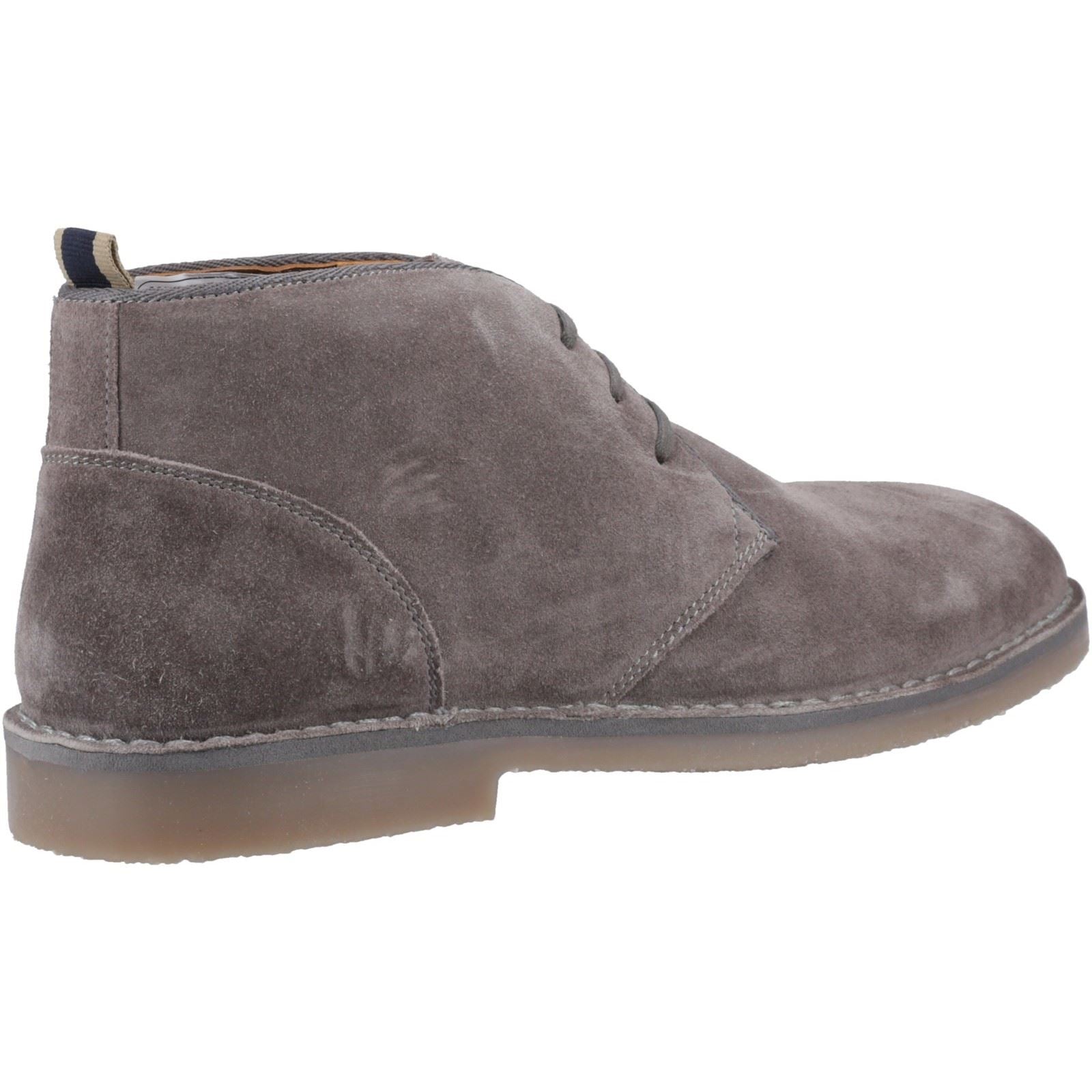 Dune Cashed Bottes En Daim Grises Pour Hommes