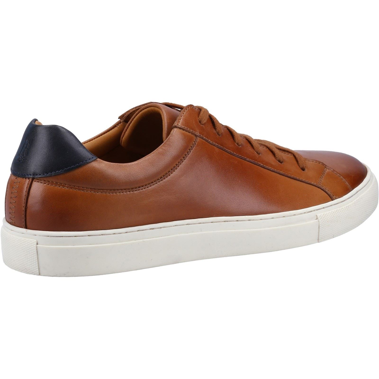 Hush Puppies Colton Baskets En Cuir Pour Hommes Couleur Beige