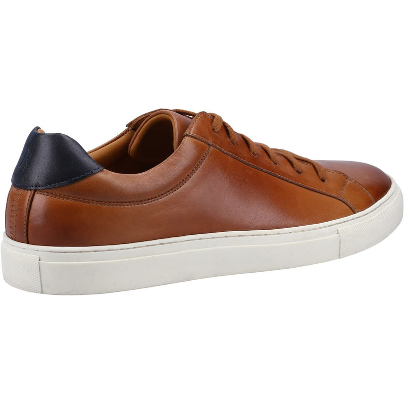 Hush Puppies Colton Baskets En Cuir Pour Hommes Couleur Beige