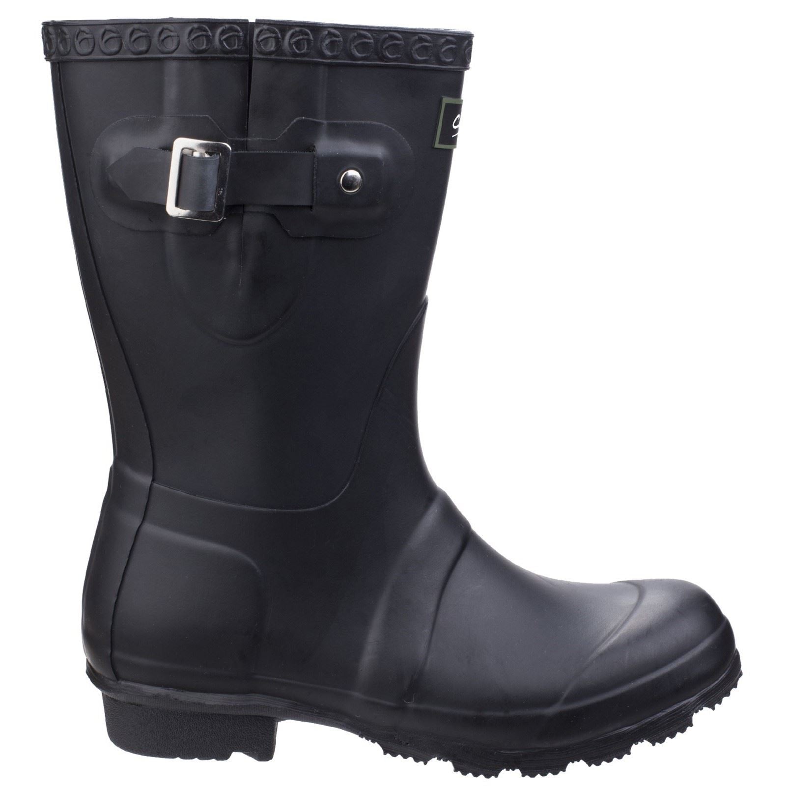 Cotswold Windsor Bottes En Caoutchouc Noires Pour Femmes