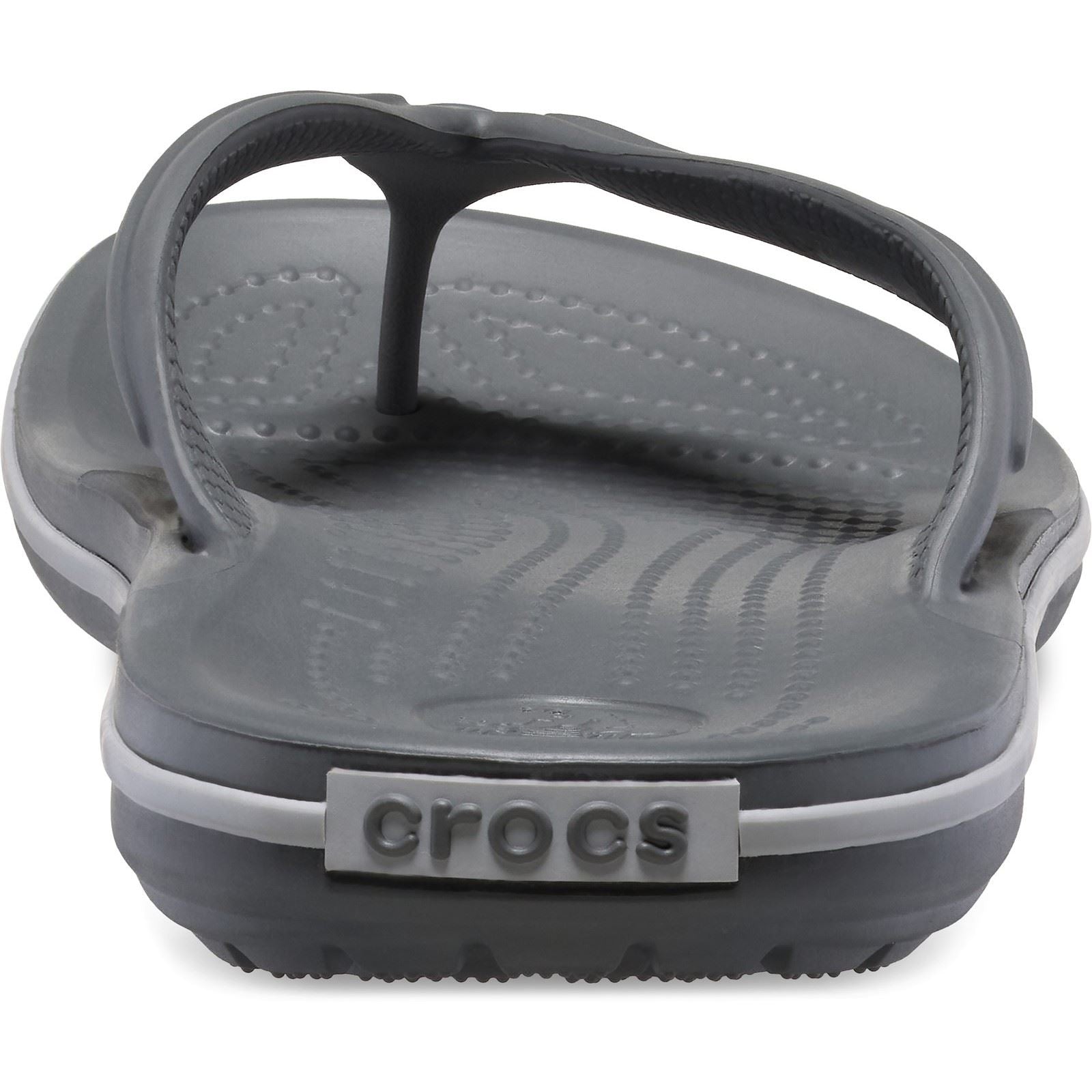 Crocs Crocband Flip Tongs En Thermoplastique Pour Hommes Gris Ardoise/Fumée