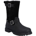 Hunter Ness Bottes Noires En Cuir Pour Femmes