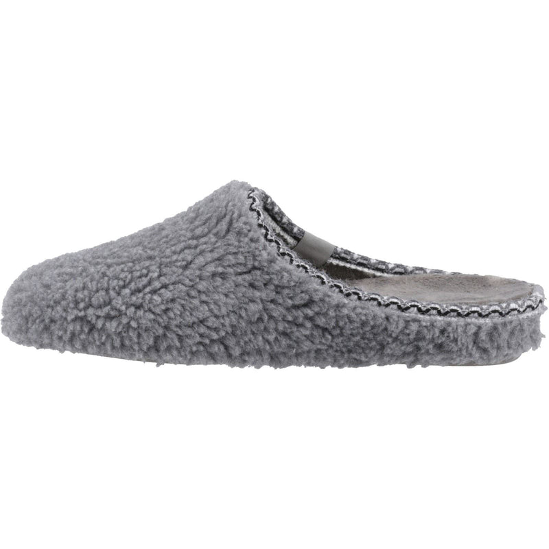 Hush Puppies Good Chaussons Pour Femmes En Tissu Gris