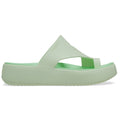 Crocs Getaway Platform Sandales Pour Femmes En Matière Plastique De Couleur Jade