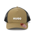 Boss Marsel Trucker Casquettes Marron En Coton Pour Hommes