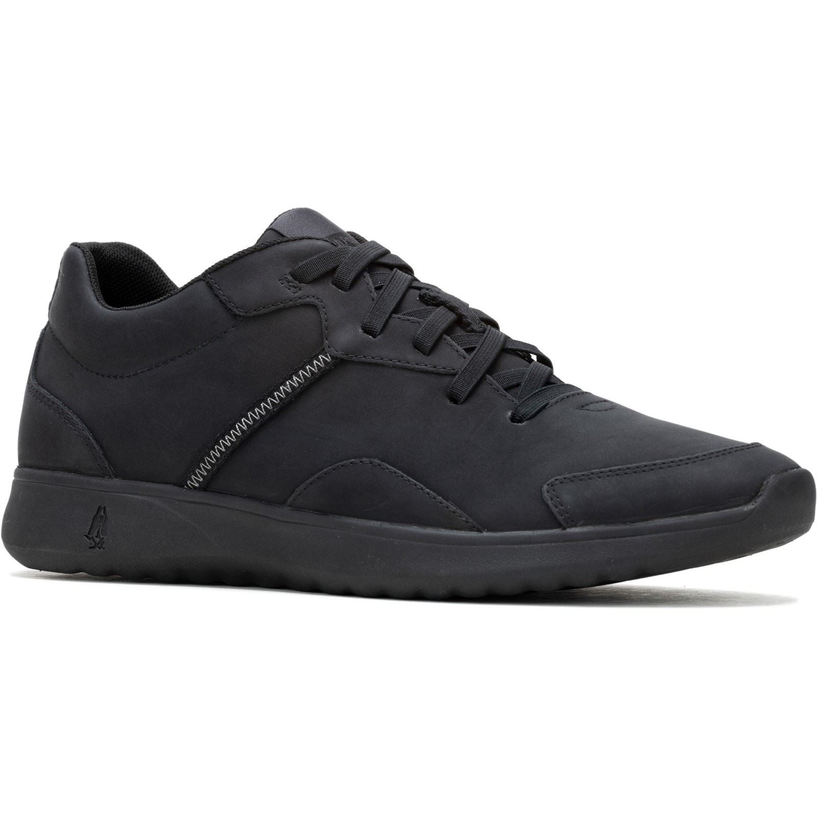 Hush Puppies The Good Baskets Noires En Cuir Pour Hommes