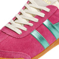 Gola Elan Glitz Chaussures De Sport Roses Pour Femmes En Daim