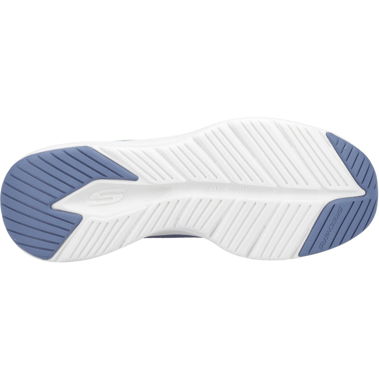 Skechers Vapor Foam Baskets Pour Femme En Textile Gris Ardoise/Rose