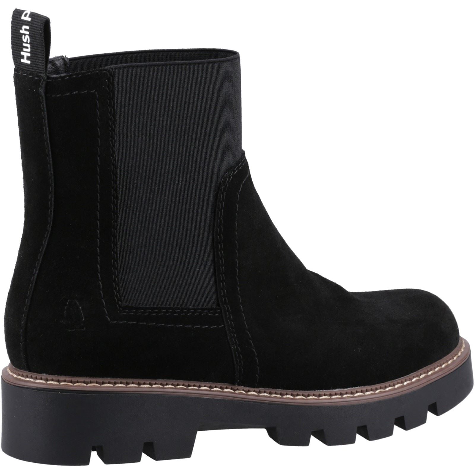 Hush Puppies Adeline Bottes Noires Pour Femmes En Suède