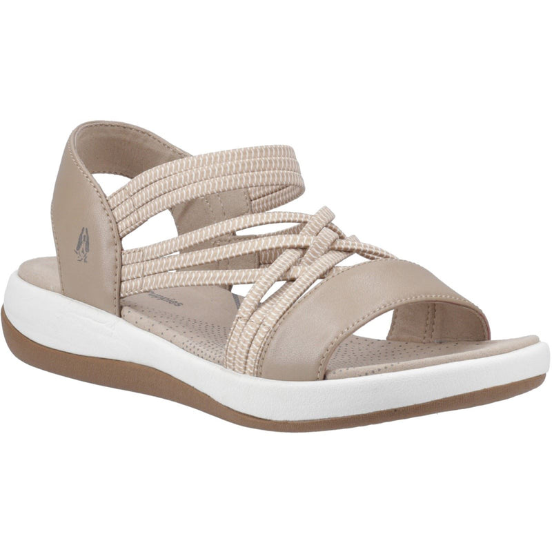 Hush Puppies Susanna Sandales Pour Femmes En Cuir Taupe