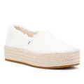 TOMS Valencia Espadrilles Blanches Pour Femme En Toile