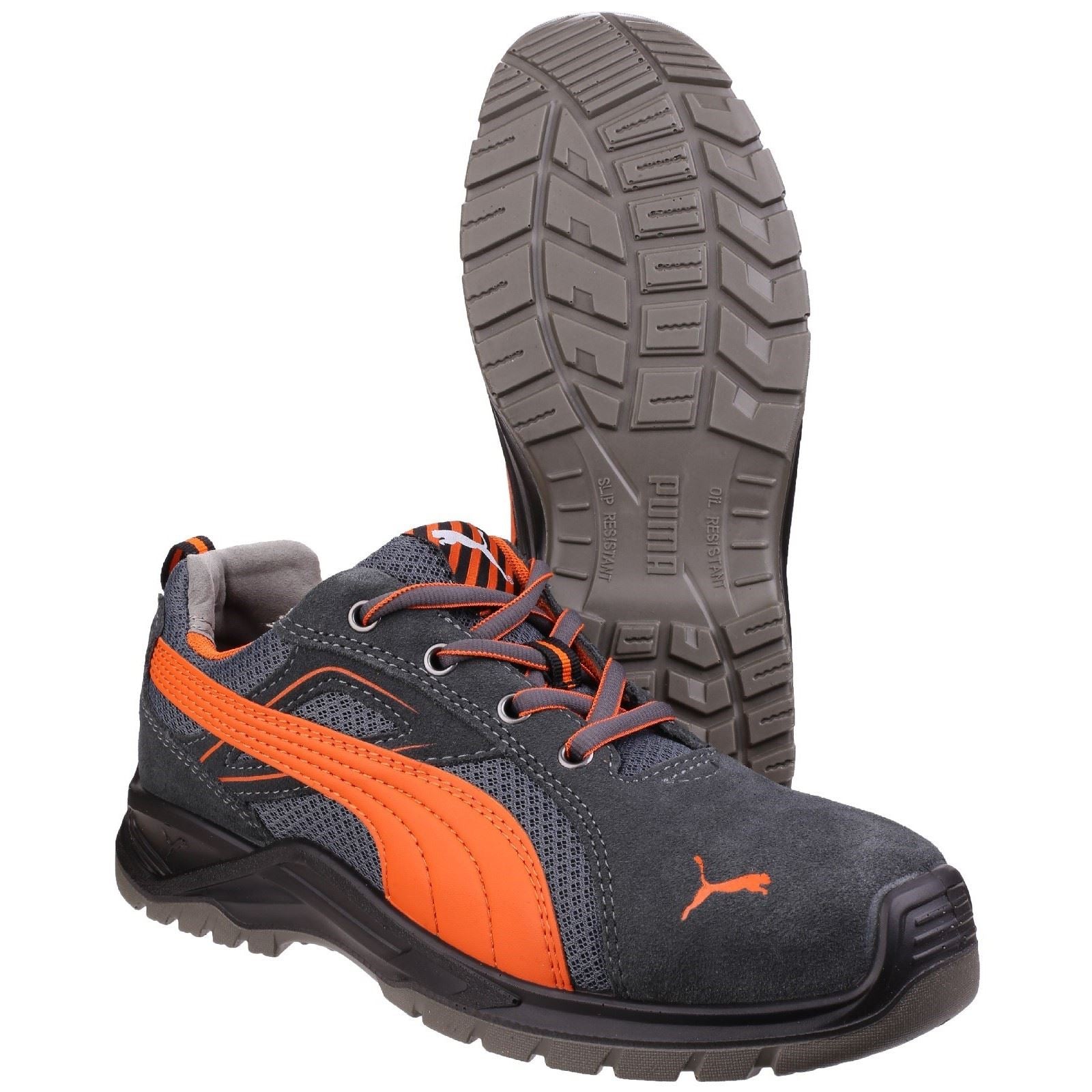 Puma Safety  Baskets De Sécurité Omni Flash Low En Daim Orange