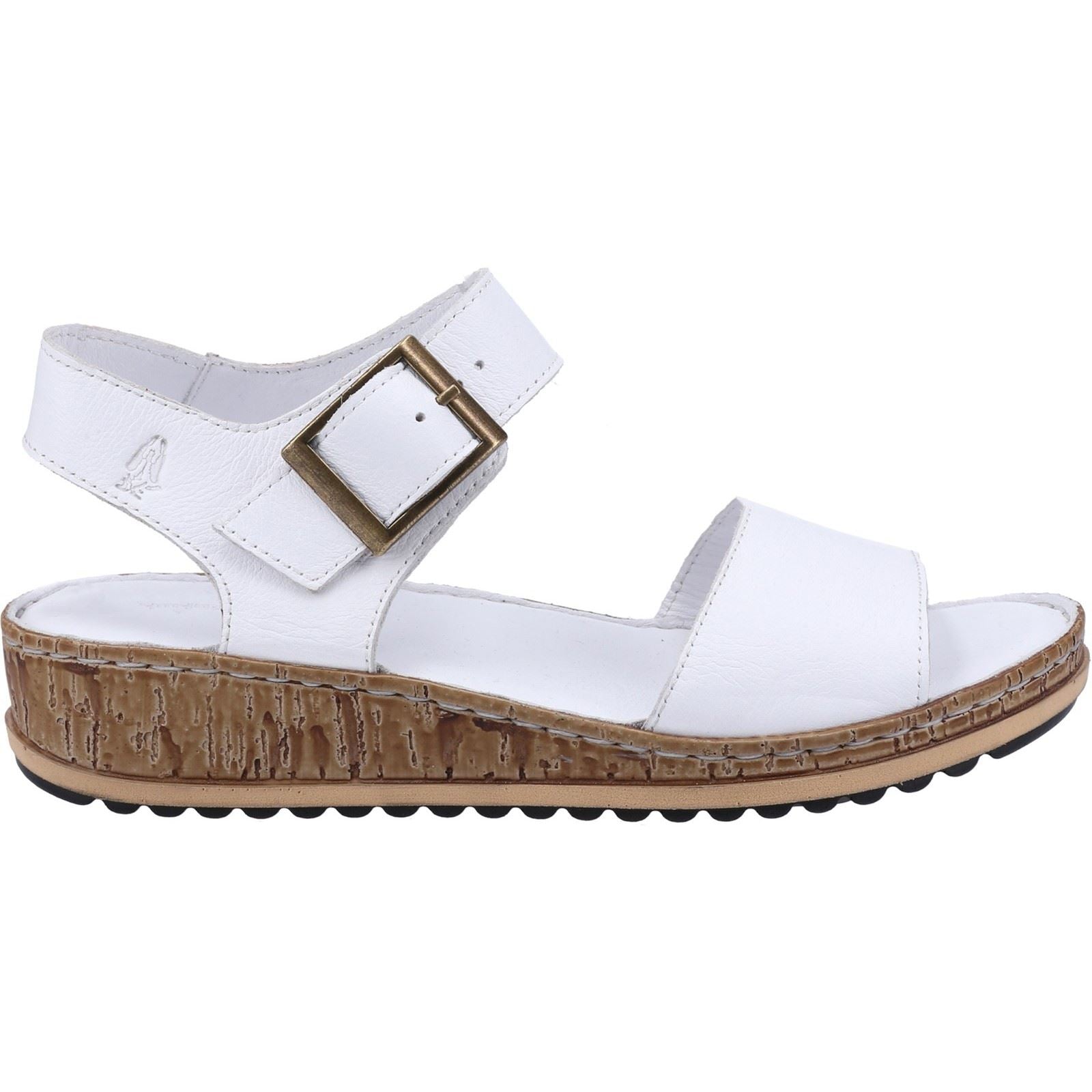 Hush Puppies Ellie Sandales Blanches Pour Femmes En Cuir