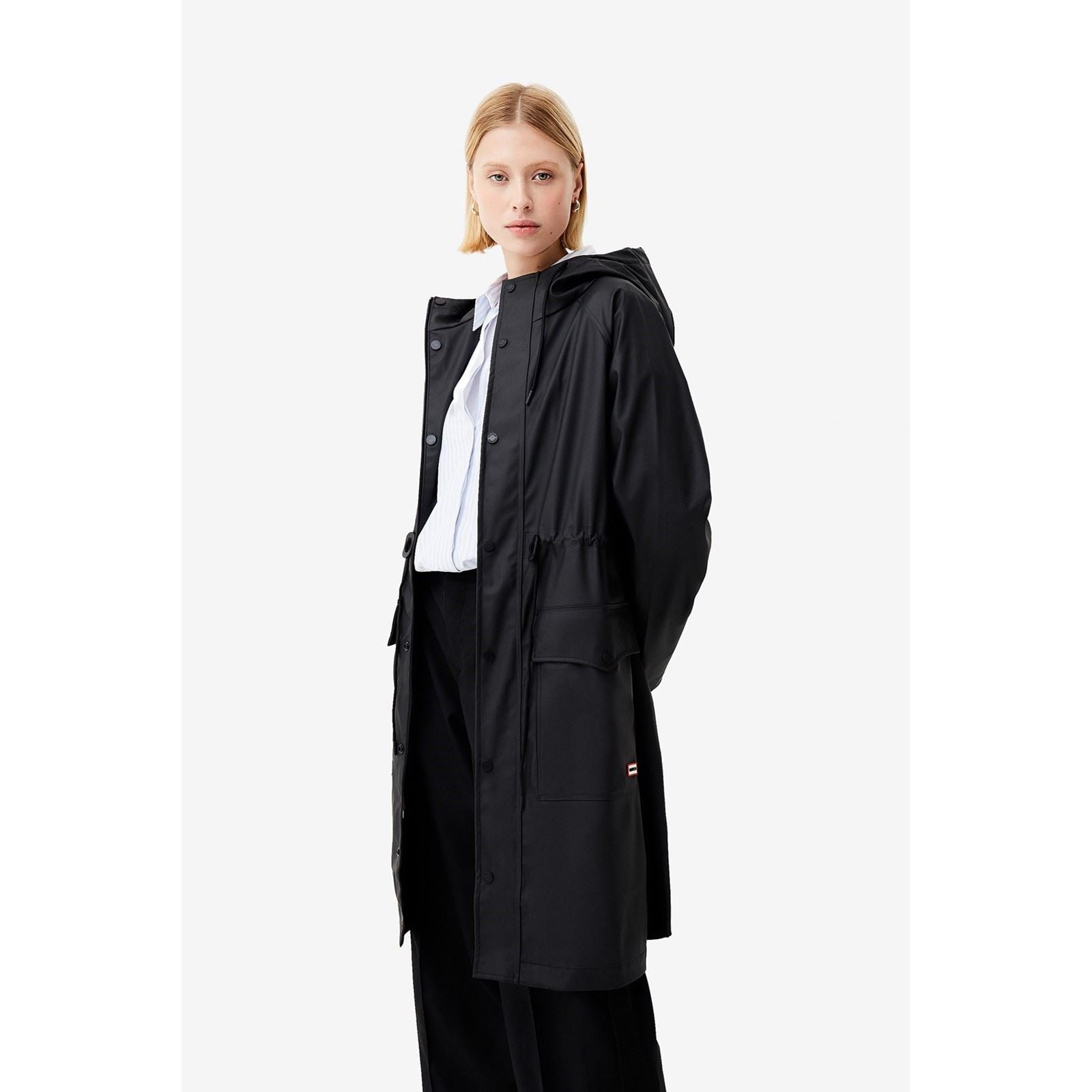 Hunter Janna Parka Manteau Parka Noir Pour Femme