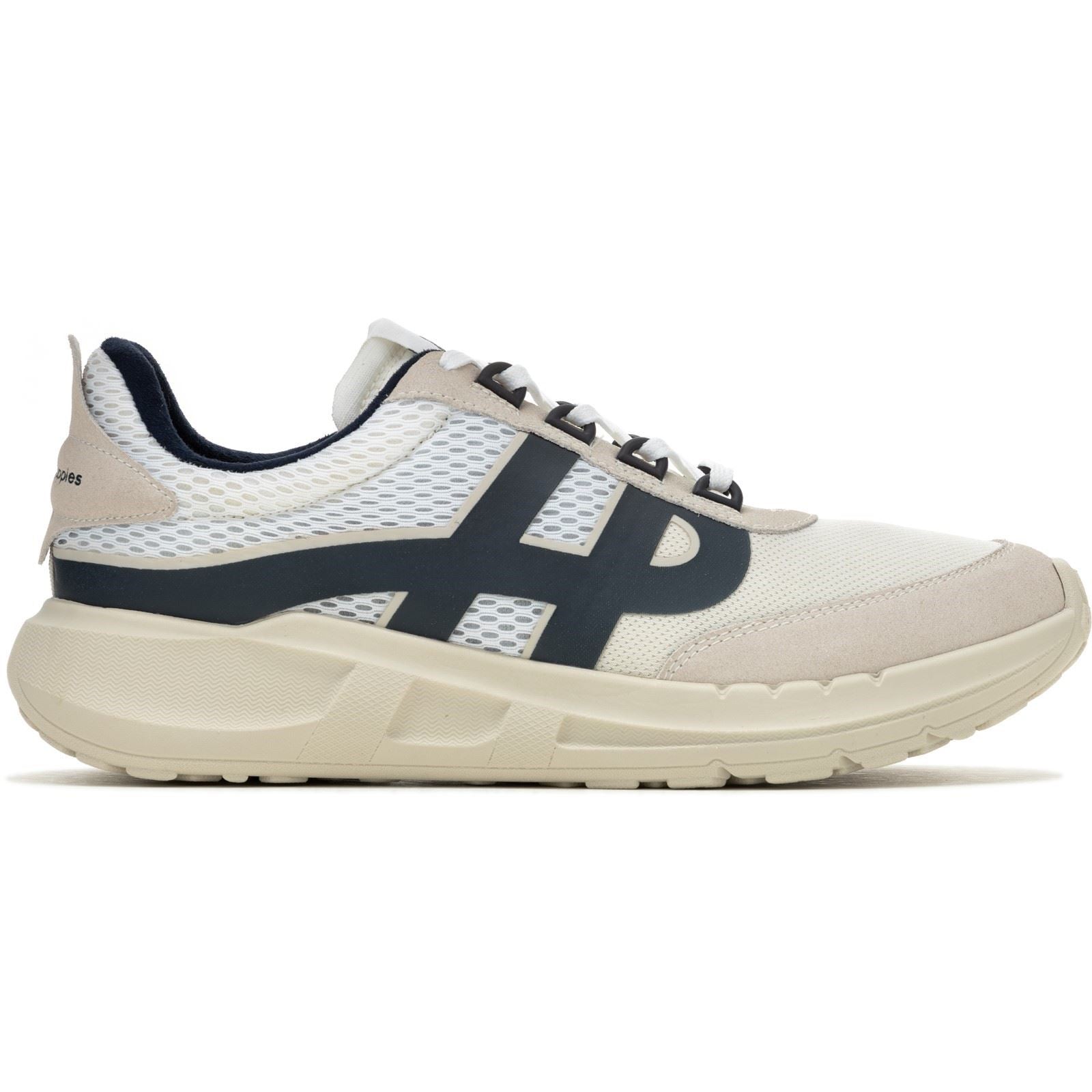 Hush Puppies Seventy8 Retro Runner Chaussures De Sport Blanches Pour Hommes En Suède
