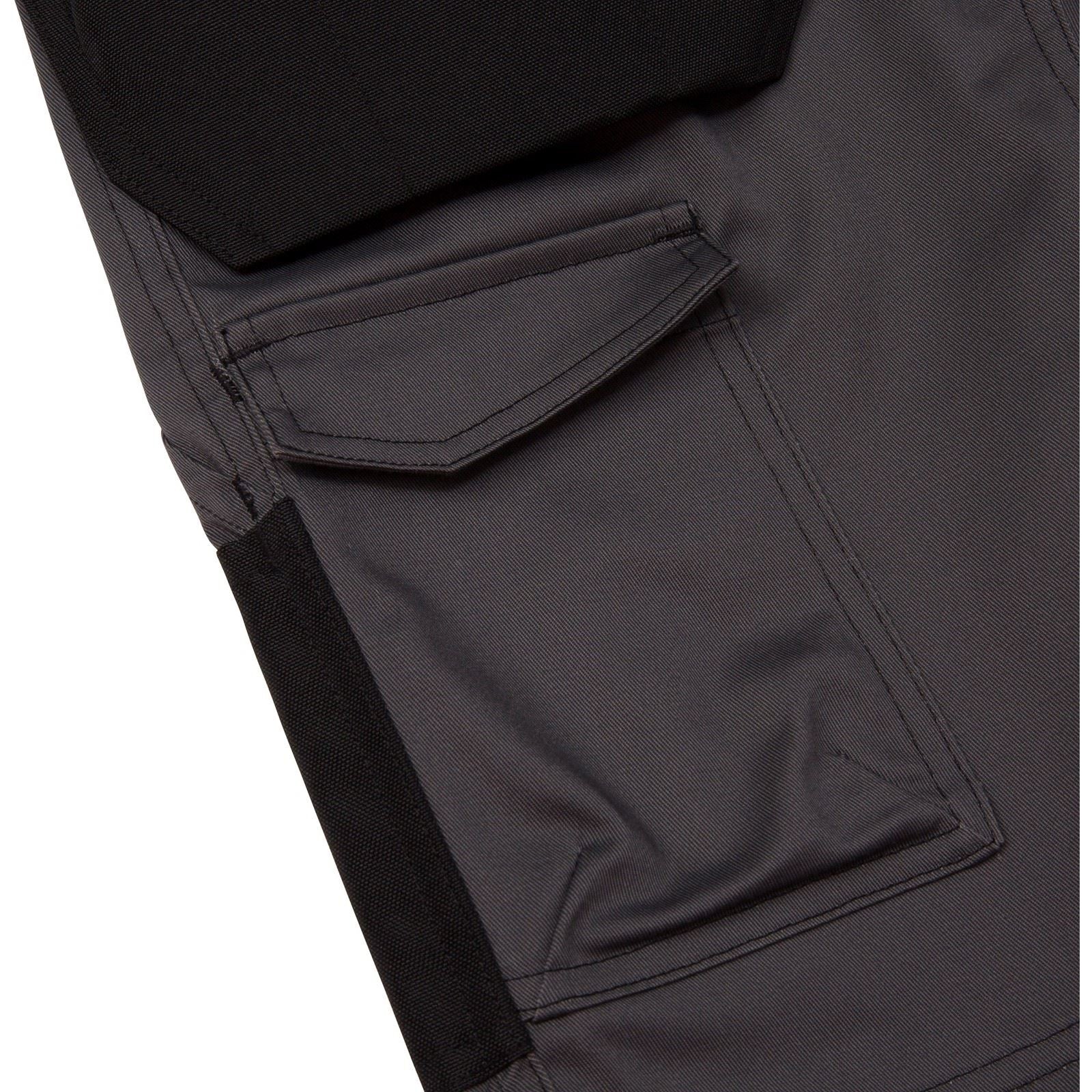 Caterpillar Essential Stretch Holster Shorts De Travail Gris Pour Hommes En Polyester